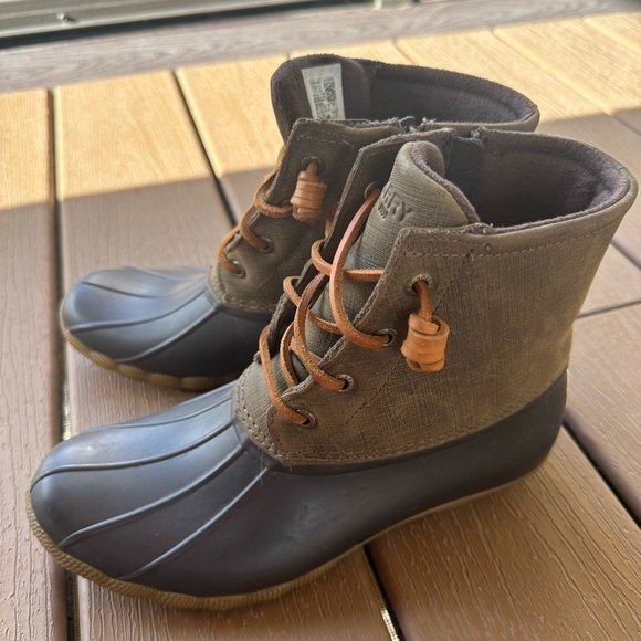 Woman’s Sperrys Saltwater Waterproof Duck Boot Size USA 9 - Picture 3 of 6